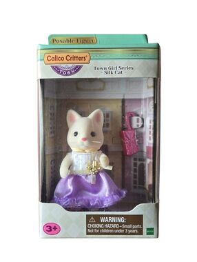 Calico Critters Town Girl Series Silk Cat